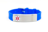 DTJ-70-72 Silicone/Stainless Adjustable Medical ID