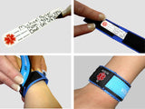 VI-MED-C Vital ID Child Adjustable Medical Bracelet Orange