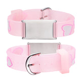 ID-SILC 7 Prints Child Silicone Safety ID Bracelet Custom Engrave