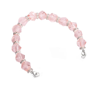 C-MD0188 Medical ID Pink Bead Interchangeable Bracelet Strand