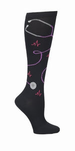 NM000199 Stethoscopes Black 12-14mmHG Compression Socks