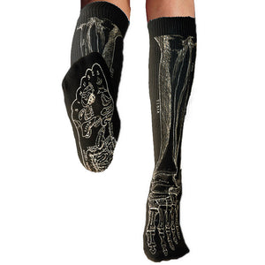 SS26 Anatomical Bone Socks Black