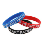 SWA-03 Heart Patient Silicone Bracelet Set of 3