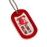 MIS-DT2 Peanut, Nut, Tree Nut, Fish, Shellfish Allergy Medical Dog Tag Necklace