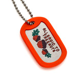 MIS-DT2 Peanut, Nut, Tree Nut, Fish, Shellfish Allergy Medical Dog Tag Necklace