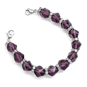 MD-0183 Purple Bead Interchangeable Bracelet Strand
