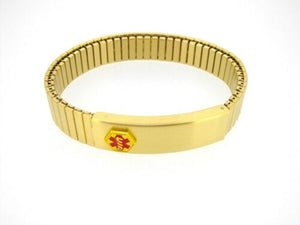 DTJ-32 Mens Unisex Ion Gold Plate ID Expansion