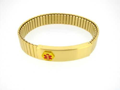 DTJ-32 Mens Unisex Ion Gold Plate ID Expansion